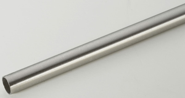 Stilrohr Edelstahloptik in silberfarben aus Metall