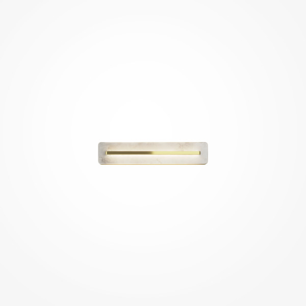 Wandleuchte ALBATRE in messingfarben aus Metall