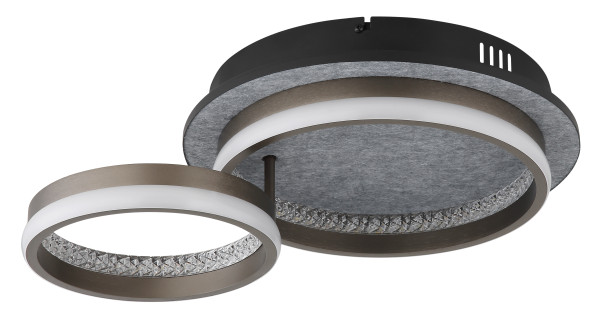 Deckenleuchte DELLA in schwarz aus Metall