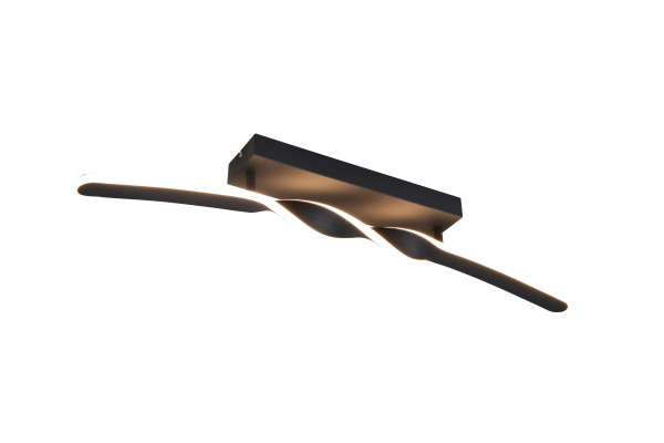 Deckenleuchte LED GINKO in schwarz aus Metall