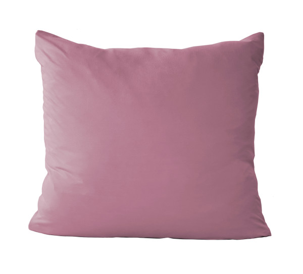 Kissenbezug Jersey rosenholz in rosa aus Baumwolle