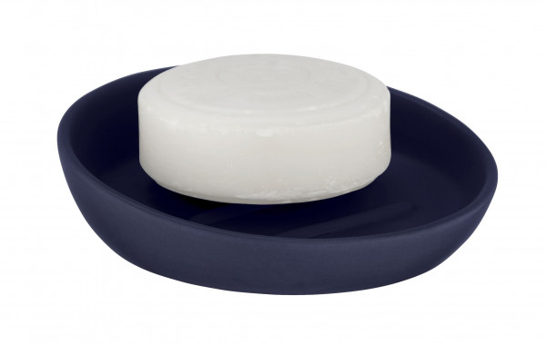 Seifenablage BADI in blau aus Keramik