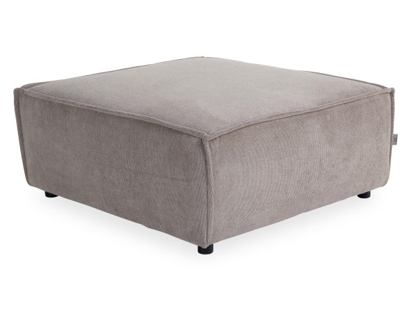 Hocker SANSIBAR PADBORG in trüffel aus Stoff