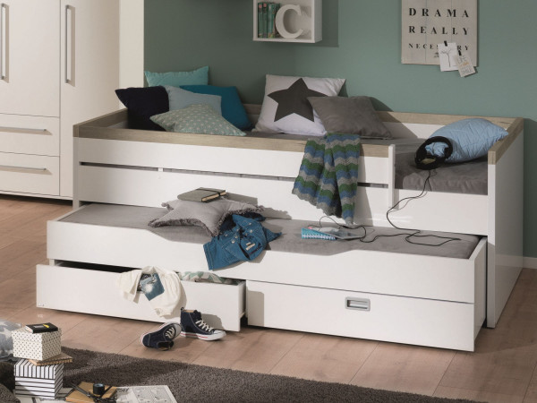 Jugendbett KIRA PAIDI in mehrfarbig aus Dekor