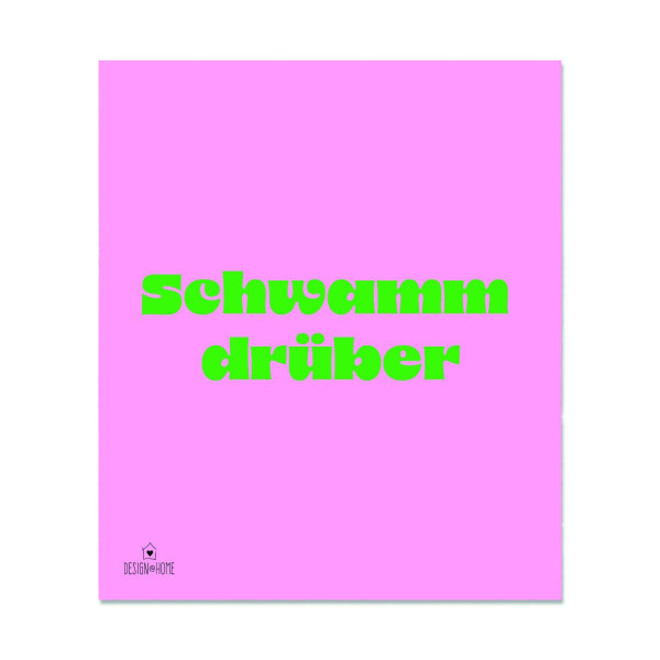 Schwammtuch DESIGN@HOME SCHWAMM DRÜBER in rose aus Mischgewebe