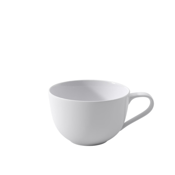 Cafe-au-Lait-Obere NOBLESS in weiß aus Porzellan