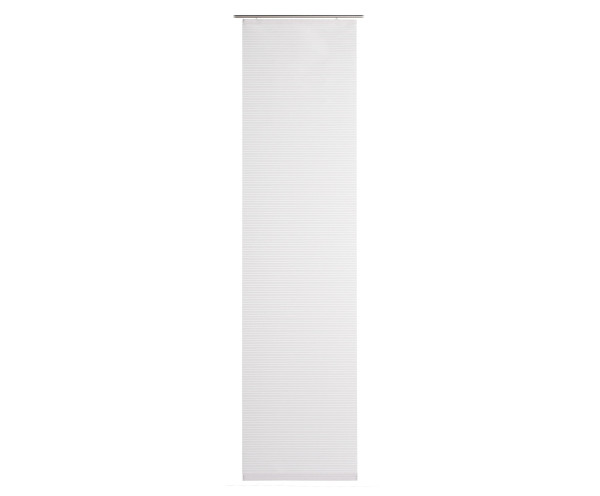 Flächenvorhang VALEGRO weiß in weiß aus Polyester