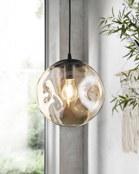 Pendelleuchte CLAIR in goldfarben aus Metall