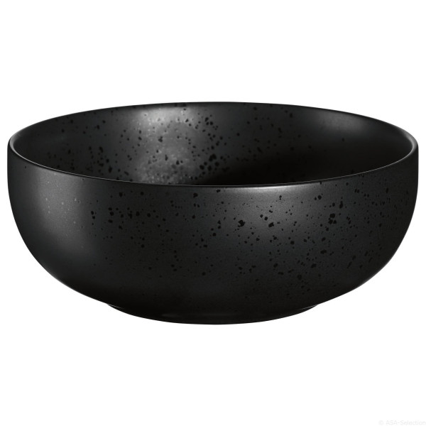 Schale Buddha-Bowl COPPA in schwarz aus Porzellan