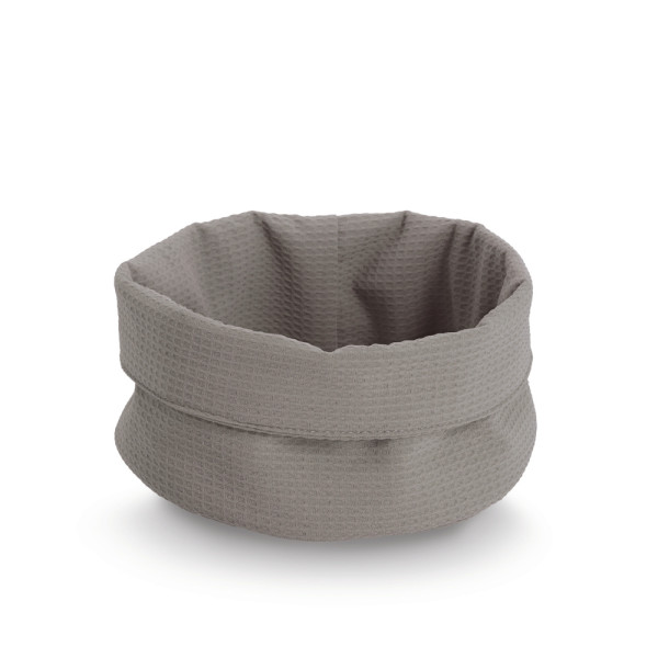 Korb LENO taupe in taupe aus Polyester