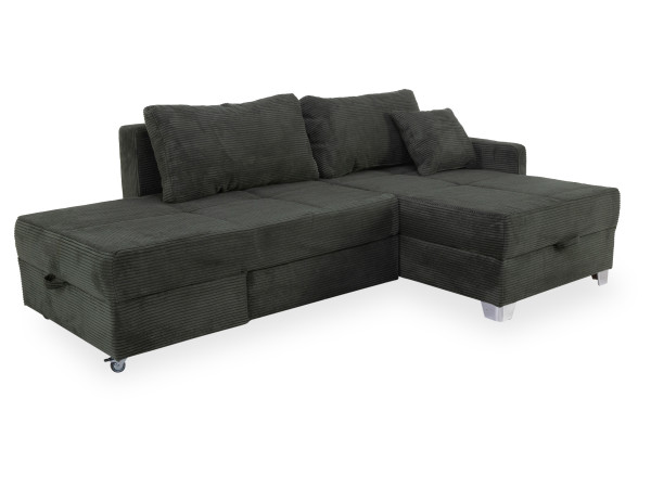 Schlafsofa HARPER JANESVILLE in grün aus Stoff