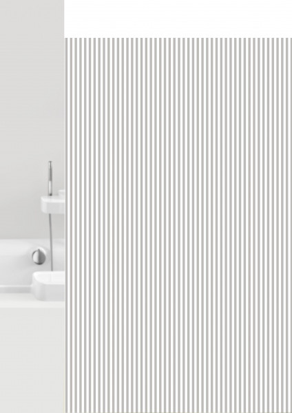 Duschvorhang VERTICAL in mehrfarbig aus PVC
