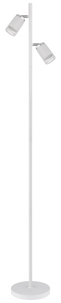 Stehleuchte KORBEN in weiß aus Metall