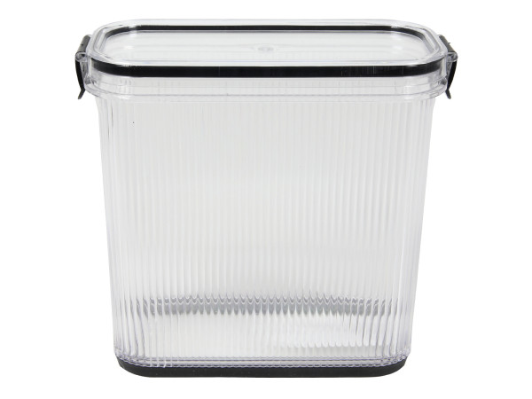 Vorratsdose LINIEN in transparent aus Metall