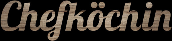 Wandtattoo CHEFKOCH/KÖCHIN in mehrfarbig aus Kunststoff