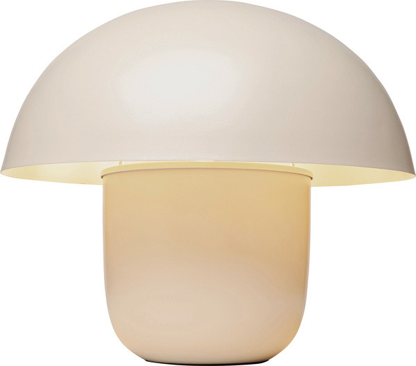 Tischleuchte MUSHROOM in beige aus Stahl