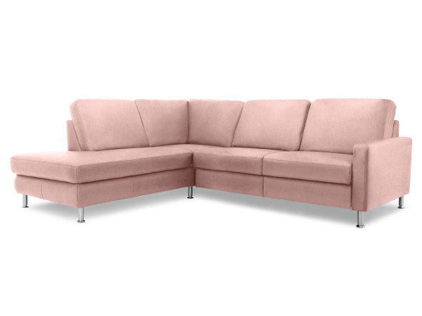 Polsterecke COLLINS PLUS in rosa aus Stoff