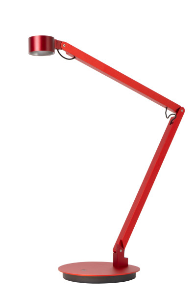 Tischleuchte OGDEN in rot aus Aluminium