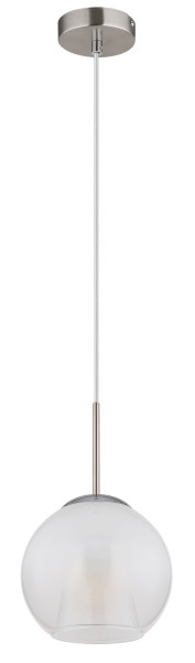 Hängeleuchte BARRY in Nickel aus Metall