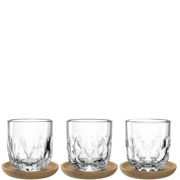 Becher-Set GOCCE in klar