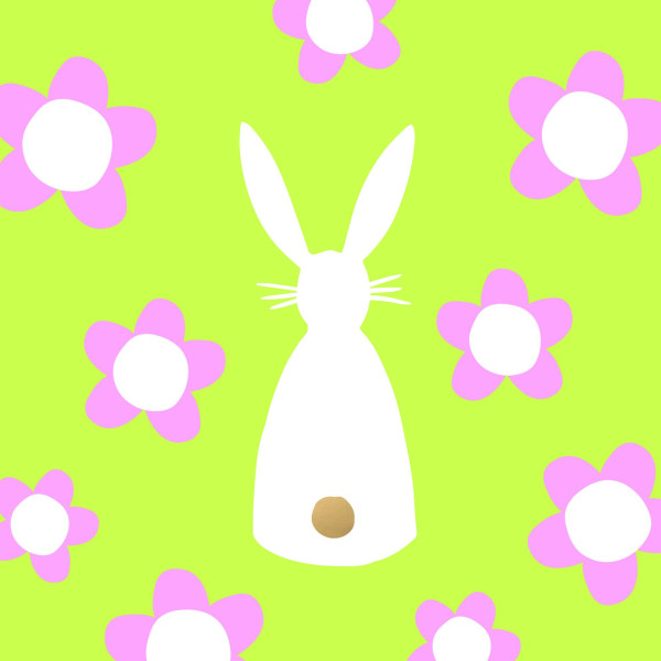 Servietten BUNNY in bunt aus Papier