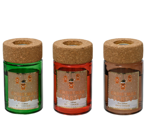 Raumduft MERRY CHRISTMAS in mehrfarbig aus Materialmix