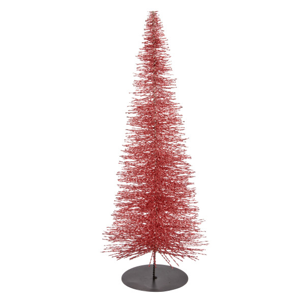Weihnachtsbaum DRAHT in rosa aus Kunststoff
