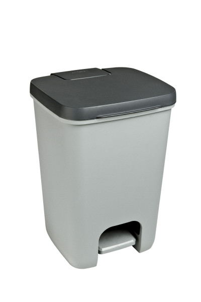 Abfalleimer ESSENTIALS 20L in grau aus Polypropylen