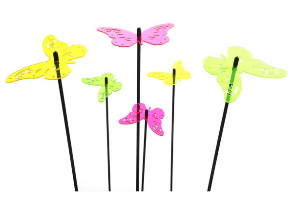 Pflanzenstecker BUTTERFLY (BHT 18x150x13 cm)
