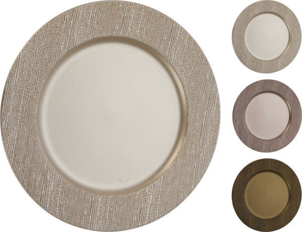 Platzteller in mehrfarbig aus Polypropylen