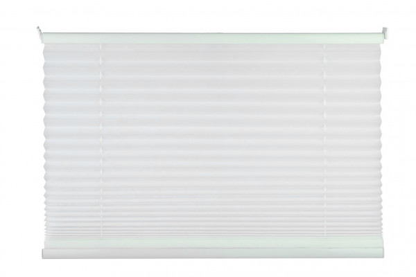 Plissee FREE weiß 40x100cm in weiß aus Polyester