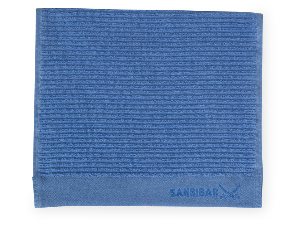 Gästetuch SANSIBAR COAST in cornflower blue aus Baumwolle