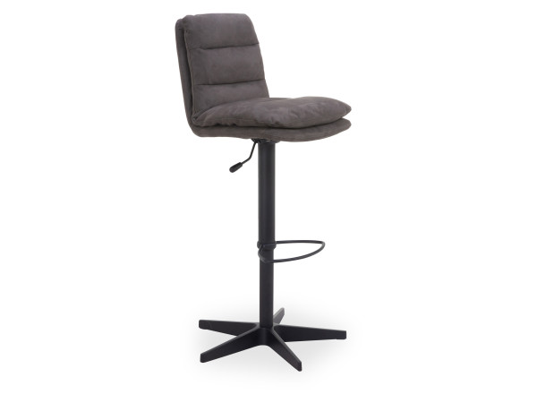 Barhocker VALMONDO FOLARA in zinc aus Stoff