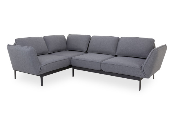 Polsterecke ROLF BENZ MERA 386 in grau aus Stoff