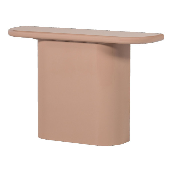 Beistelltisch WOOOD NOCTA in rosa aus Dekor