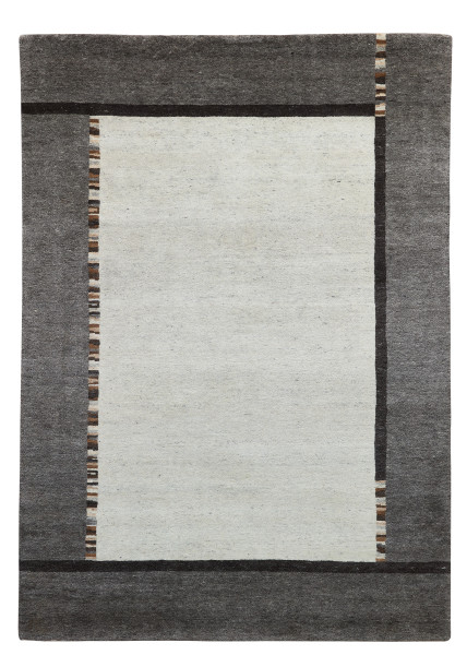 Teppich HEAVEN in grau aus Schurwolle