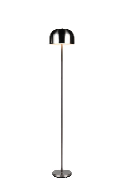 Stehleuchte LED JEFF in silberfarben aus Metall
