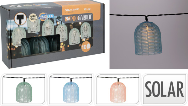 Lichterkette LED LAMPIONS in mehrfarbig aus Polypropylen