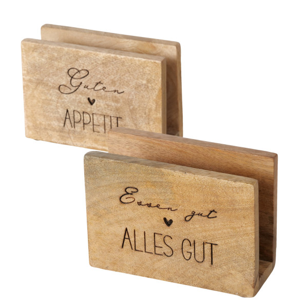 Serviettenhalter APPETIT in natur aus Holz