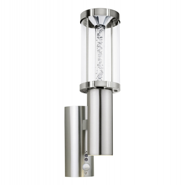 Wandleuchte TRONO STICK in silber aus Edelstahl