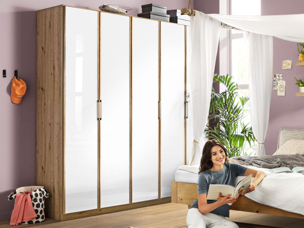 Kleiderschrank LIVIN LISSABON in Artisaneiche aus Dekor