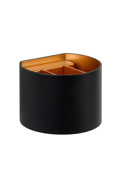 Wandleuchte XIO in schwarz aus Aluminium