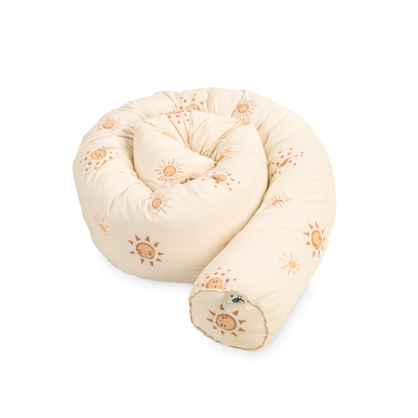 Bettschlange ZÖLLNER Organic in mehrfarbig aus Mischgewebe