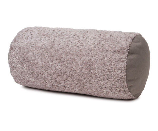 Kissenrolle CORALI in braun aus Polyester