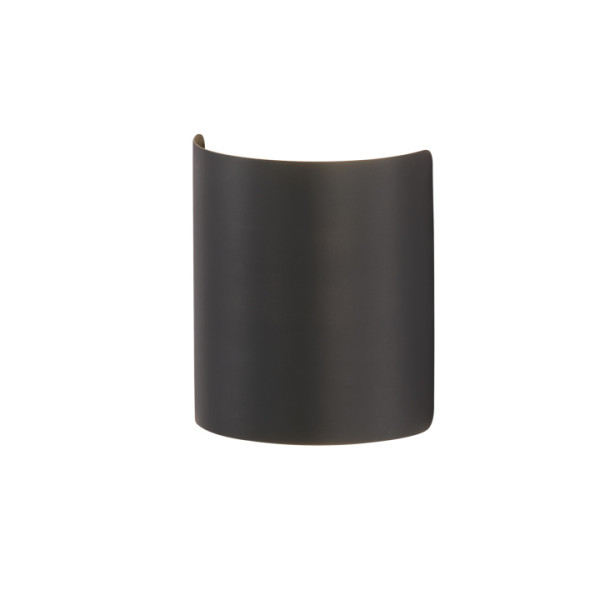 Wandleuchte HALV in schwarz aus Metall