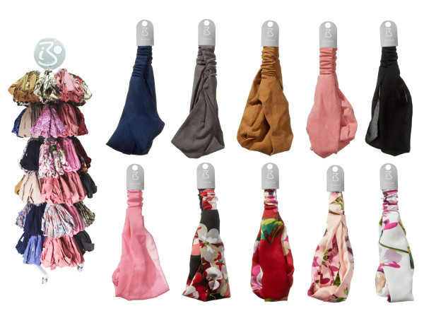 Haarband FLOWER POWER in mehrfarbig aus Polyester