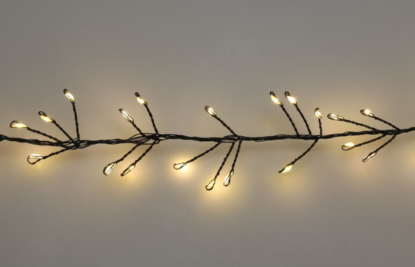 Lichterkette LED CLUSTER 240er in mehrfarbig aus Materialmix