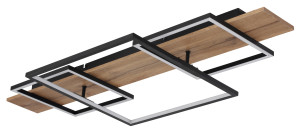 Vorschau: Deckenleuchte VANNI in schwarz aus Metall Vorschau: Deckenleuchte VANNI in schwarz aus Metall