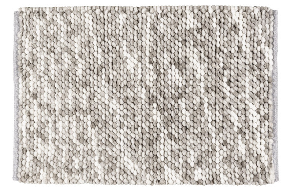 Badematte URDU taupe in taupe aus Mischgewebe