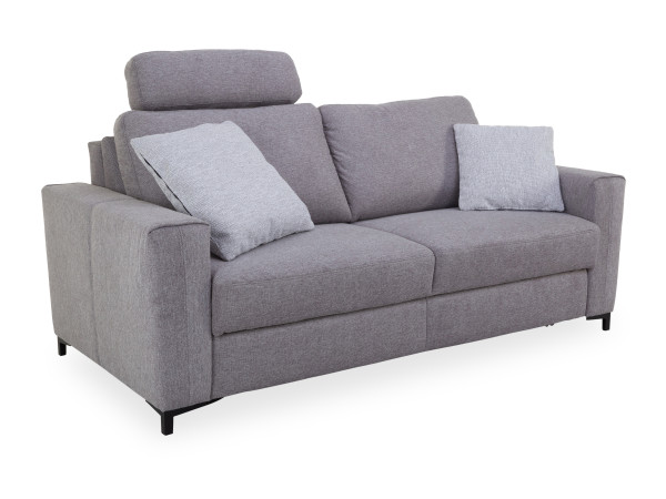 Schlafsofa Rolf Weber HOLLE in silver aus Stoff